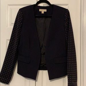 Michael Michael Kors black gold studded jacket